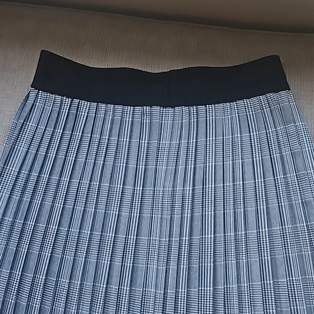 Zara pleated floral embroidery skirt - Picture 3 of 6